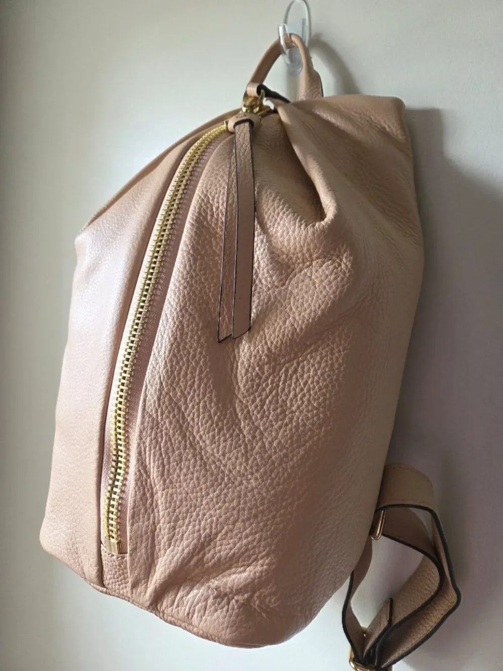 AMAZING AIMEE KESTENBERG TAMITHAT NUDE THICK GENUINE LEATHER BACKPACK M/L